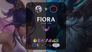 Fiora Top vs Ornn  EUW Master Patch 148 [upl. by Cuhp]