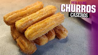 COMO HACER CHURROS CASEROS crocantes y NO explotan [upl. by Lizned]