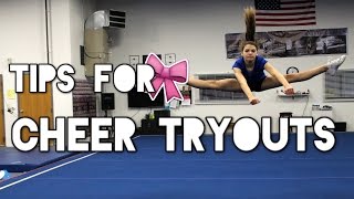 How to make your Cheer Team Tryout Tips [upl. by Sairahcaz85]