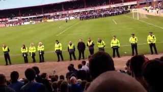 Dundee Fans Singing Three Little Birds After Winning Championship [upl. by Akcir781]