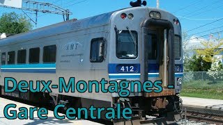 DeuxMontagnes to Montréal Gare Centrale  Exo6 Train [upl. by Sackville]