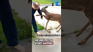 The Man Rescued A Baby Deer And ThenWe Love animals ❤️ rescue deer [upl. by Algernon53]