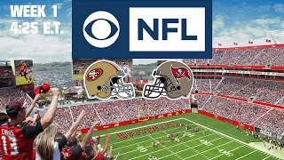 2019 NFL Season  Week 1  Prediction  49ers at Buccaneers [upl. by Oruasi]