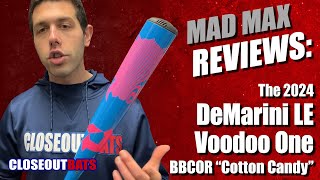 DeMarini Voodoo One LE Cotton Candy 258quot BBCOR Bat BID6YTTN5K 3oz 2024 [upl. by Aurelius]