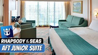 Rhapsody of the Seas  Aft Junior Suite  Full Walkthrough Tour amp Review  2024 [upl. by Kielty]