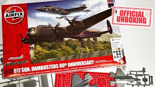 Official Unboxing Airfix 617 Sqn Dambusters 80th Anniversary A50191 [upl. by Anassor774]