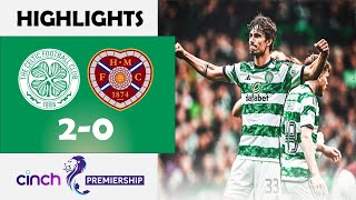 Celtic v Hearts 20 Highlights Goals  Scottish Premiership 202425 [upl. by Gasperoni]