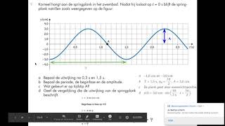 Quark 62 thema 6 harmonische trillingen oefeningen 610 [upl. by Hammerskjold896]