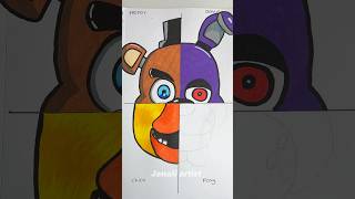 Drawing FNAF characters fnaf shorts freddyfazbear [upl. by Meggy]