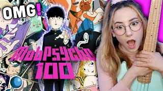 SINGER REACTS to MOB PSYCHO 100 ALL OPENINGS for THE FIRST TIME   Musician Reaction [upl. by Aissatsana446]