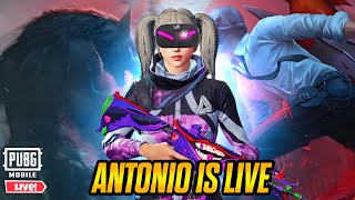 Road To 40k  Antonio is live PUBG mobile  get free uc  Custom Rooms [upl. by Klotz]