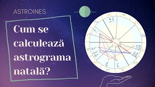 ❈ AstroInes CUM SE CALCULEAZĂ ASTROGRAMA NATALĂ pas cu pas  DESPRE ASCENDENT SOARE ȘI LUNĂ [upl. by Orenid]