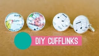 How To Make Cufflinks  The Perfect Fathers Day Gift [upl. by Nitaj738]