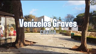 Venizelos Graves Walking tour Chania Crete Greece  漫步在哈尼亚的Venizelos Graves [upl. by Noiro483]