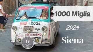 Mille miglia 2024 Classic Car Rally in Tuscany 2024614 【SIENA】 [upl. by Yonina]