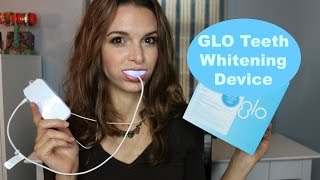 GLO Science GLO Brilliant Personal Teeth Whitening Device Review [upl. by Dinny]