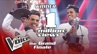 Winner  Hashen Dulanjana  Grand Finale  The Voice Teens Sri Lanka [upl. by Chud]