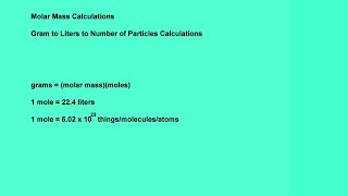 Chemical Quantities  The Mole Unit 10 Part 1 [upl. by Brittain]