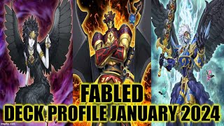 FABLED DECK PROFILE JANUARY 2024 YUGIOH [upl. by Ocirderf]