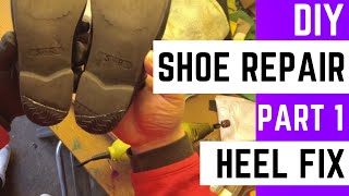 Diy Shoe Repair  Heel and Sole Repair [upl. by Anderea]