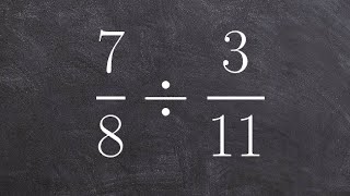 Learn how to divide two fractions with unlike denominators [upl. by Salter]