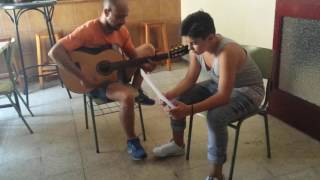 FERNANDO TINTOR Cover quotOlvidé Respirarquot de David Bisbal Ensayando en la Peña Flamenca Soleá Apolá [upl. by Idonah614]