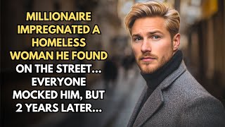 MILLIONAIRE IMPREGNATED A HOMELESS WOMAN HE FOUND ON THE STREET EVERYONE MOCKED HIM BUT [upl. by Anyrb]