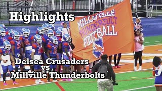 Delsea vs Millville Football Highlights 2024 [upl. by Dunkin]