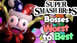 Ranking Every Boss in Super Smash Bros [upl. by Froemming]