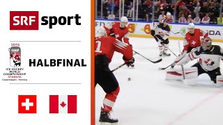 Halbfinal 2018 Spektakuläre Leistung gegen Kanada  Schweiz Kanada 32  Eishockey  FULL MATCH [upl. by Howe]