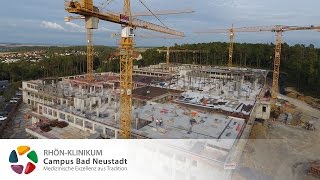 Die Baustelle im Zeitraffer  Neubau Campus Bad Neustadt [upl. by Willette]