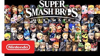 Super Smash Bros Ultimate  All Characters [upl. by Shaum648]