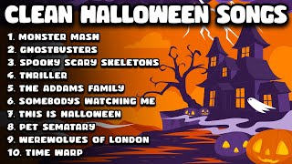 Clean Halloween Songs Playlist 🎃 Clean Halloween Music for School  Classroom [upl. by Sheilah]