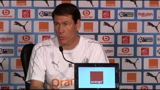 PSGOM  Garcia  quotJe compte sur Balotelli pour continuer à tirer léquipe vers le hautquot [upl. by Sterrett662]