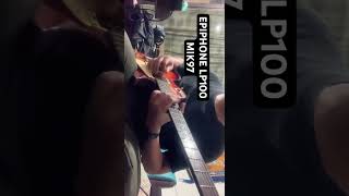 epiphone lp100 les paul sound demo guitar epiphone lespaul music [upl. by Eidna]