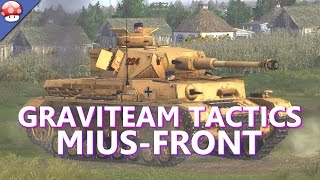 Graviteam Tactics MiusFront Gameplay PC HD [upl. by Cirdor]