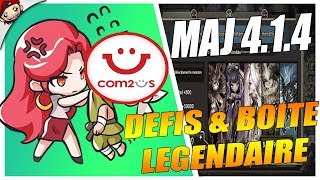 🔴MAJ 414 SUMMONERS WAR DÉFIS BOITE LÉGENDAIRE  CRAFT ET RIFT [upl. by Meri]