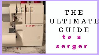 Beginners Guide to Serging Ep 3 Threading Your Serger [upl. by Nerrak896]