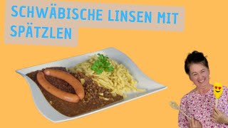 Schwäbische Linsen mit Spätzlen [upl. by Euqinue]