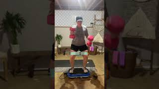 Quick KILLER full body workout in 8 minutes on LifePro Vibration Plate [upl. by Kalikow451]