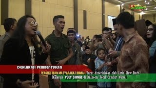 POEY STINGs dalam lagu  Kepadamu Kekasih Hati diacara Pengukuhan Persekutuan Masyarakat Dumai [upl. by Harrak]