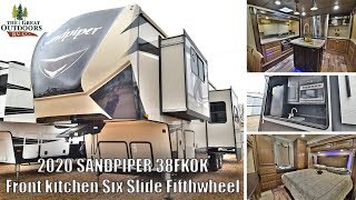 New 2020 FOREST RIVER SANDPIPER 38FKOK Front amp Exterior Kitchen RV Camper Dealer Colorado [upl. by Brnaby]