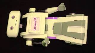 BRIAN the robot toy from Confusedcom changes colour [upl. by Cappello]