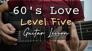 60s Love Guitar Lesson  LEVEL FIVE  ALs Music Mansion [upl. by Enilrad]