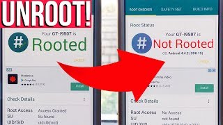 How to REMOVE KINGROOT and UNROOT you Android Phone  Kingroot Unroot 2019  Harrison Broadbent [upl. by Anifesoj]