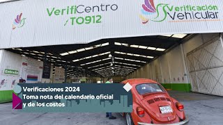 Verificaciones 2024 Toma nota del calendario oficial y de los costos [upl. by Amlez]