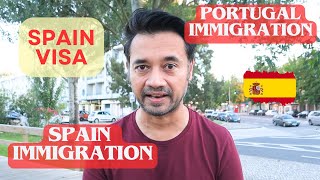 Spain Visa  Spain immigration  Portugal immigration update [upl. by Cordell598]