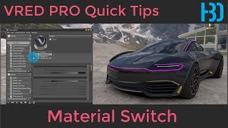 VRED Quick tips Material Switches [upl. by Ahtar]