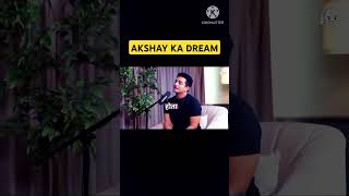 Akshay ka dreampodcastshortmotivationpodcastingpodcastclipsinspirationytshortshortsshorts [upl. by Islean]