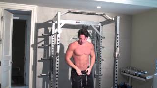 Chin ups and Standing Presss  Elite Strength amp Muscle Development [upl. by Esinrahs]